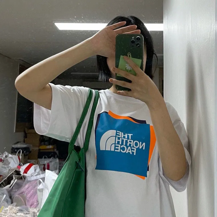 好感度100％ カジュアル キュート プリント アルファベット 2色選べる 通気性 コットン 大きいサイズ Ｔシャツ
