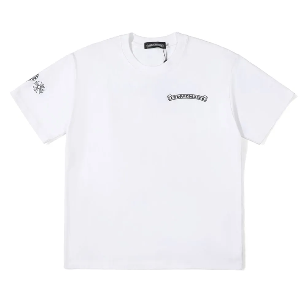 合わせやすい ファッション シンプル 2色選べる コットン プリント ラウンドネック 快適 通気性 Ｔシャツ