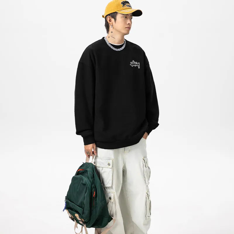 大人の定番 合わせやすい 質感のいい オーバーサイズ 日常 カジュアル おしゃれ 長袖 トレーナー