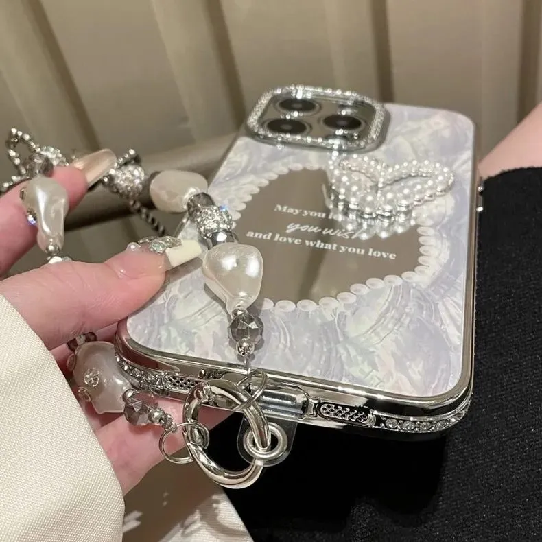 大人気 ストラップ付  iPhoneケース レディース トレンド かわいい スマホケース