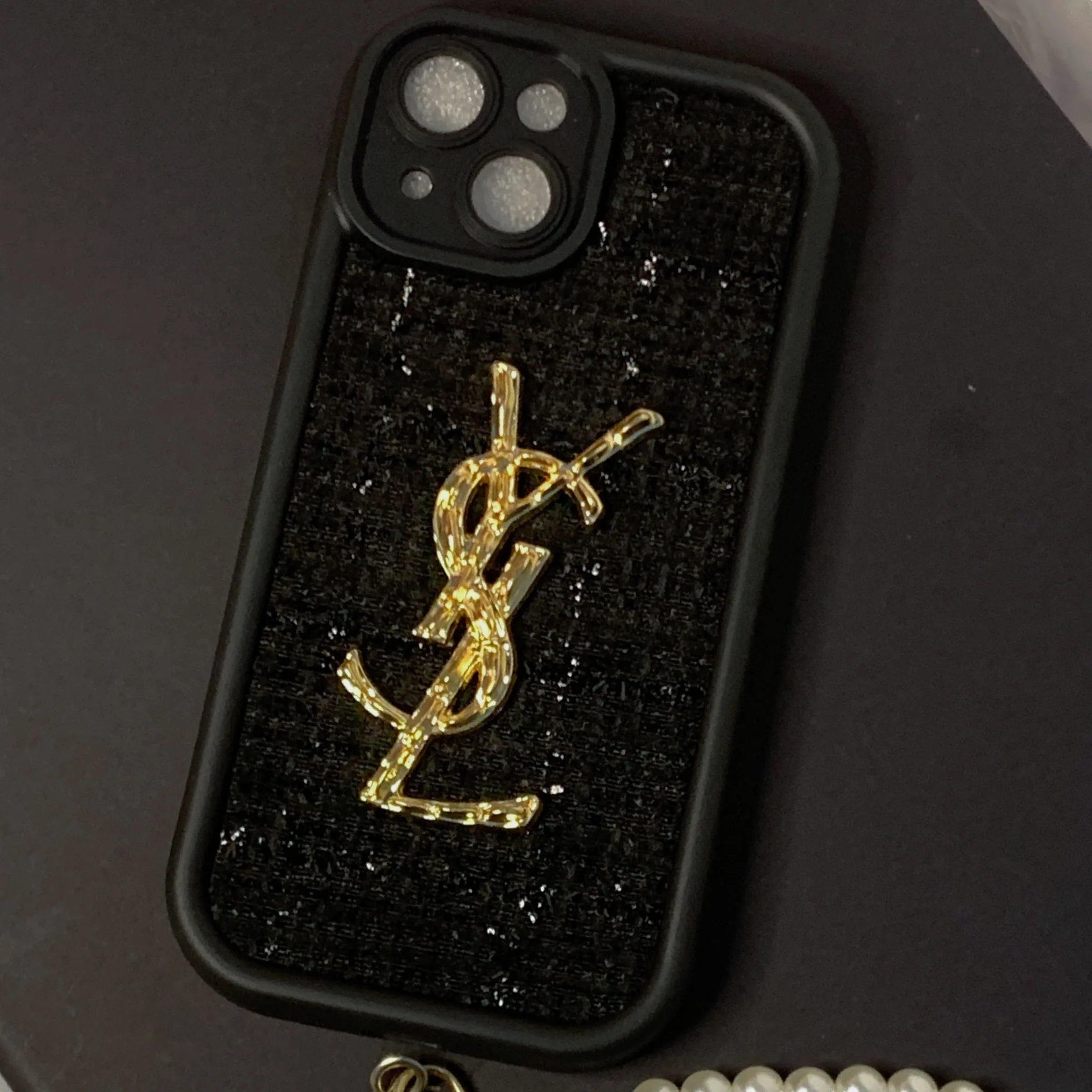 大人気  高級品  iPhoneケース おしゃれ パールチェーン 全機種対応 スマホケース