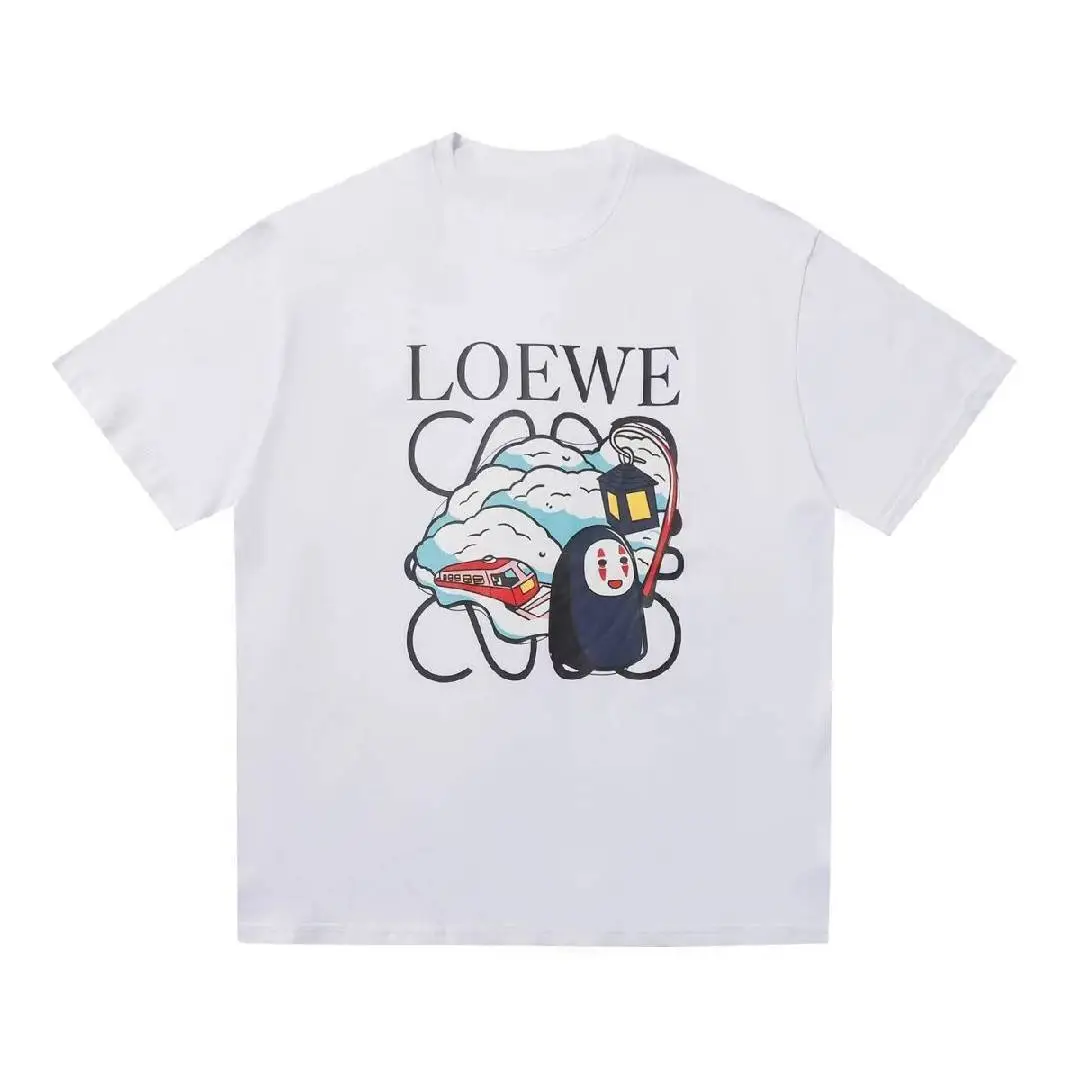 好感度100％ 着心地良い ファッション シンプル 新作 快適 2色選べる 夏 プリント カートゥーン Ｔシャツ