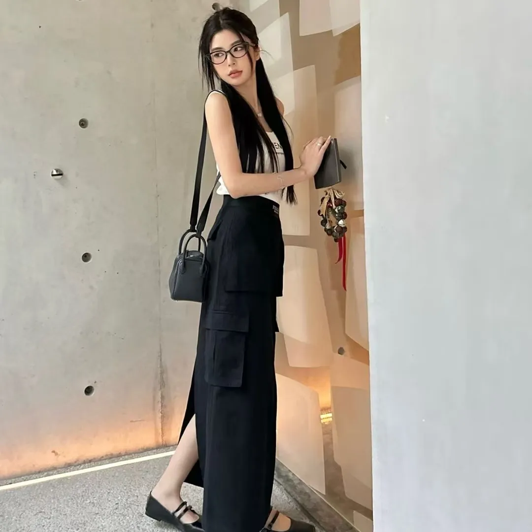 『S-L』美人度アップ 気質満点 トレンド リラックス ミニマリスト おしゃれ エッジィ モダン スカート