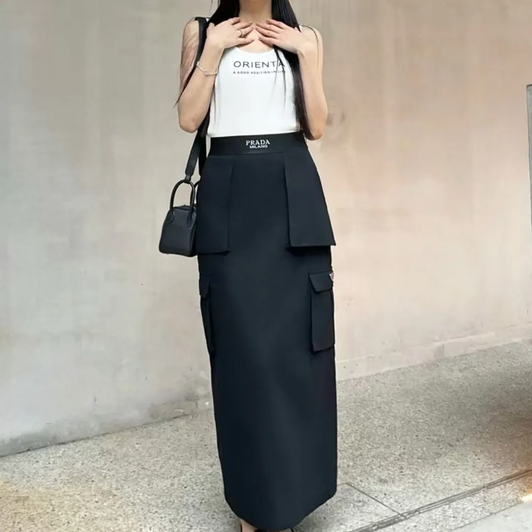 『S-L』美人度アップ 気質満点 トレンド リラックス ミニマリスト おしゃれ エッジィ モダン スカート