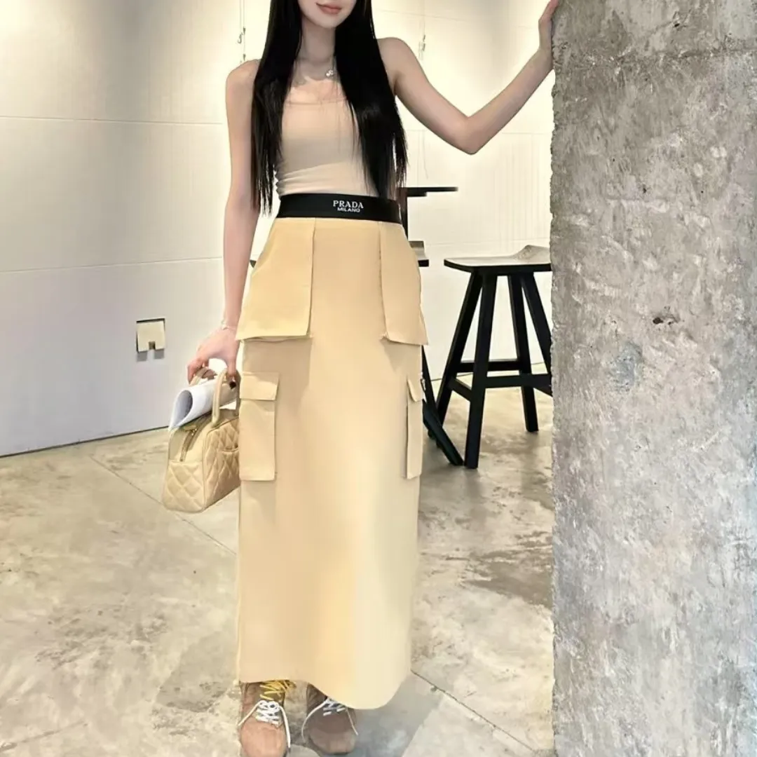 『S-L』美人度アップ 気質満点 トレンド リラックス ミニマリスト おしゃれ エッジィ モダン スカート