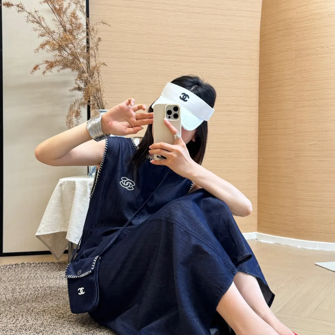 『S-L』着瘦せ ノースリーブ 刺繍 韓国系 女性向け 韓流 元気いっぱい ワンピース