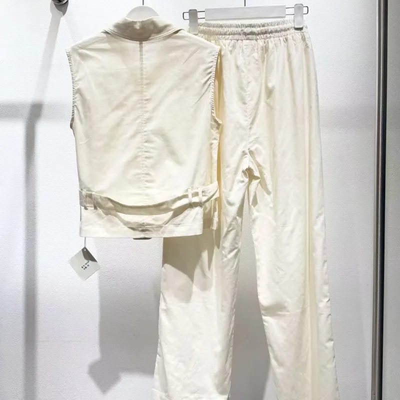 『S-L』美人度アップ 絶対欲しい 気質満点 優しい雰囲気 高級感 ベルト付き  セットアップ