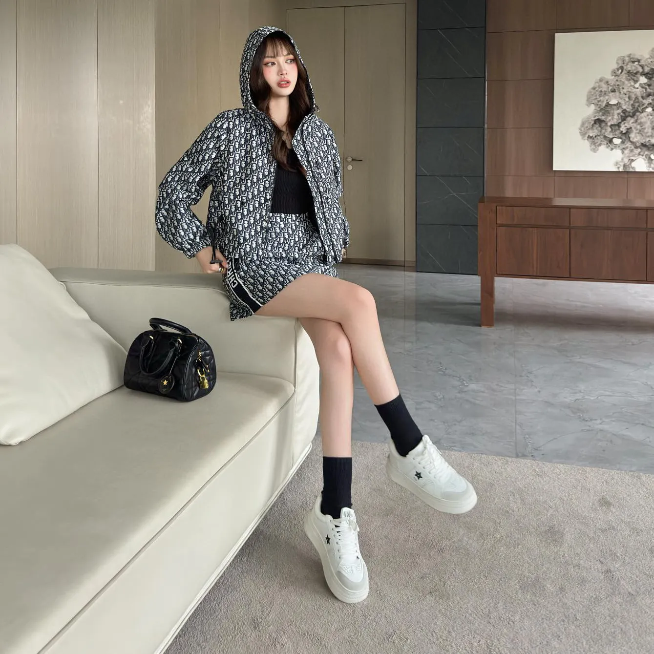 『S-L』憧れ 美人度アップ 目立つ 高品質 ファッション モード セットアップ