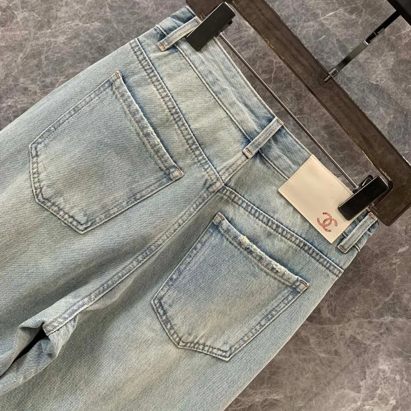 『S-L』人気上昇中 売れ切れ必至 カジュアル ルーズ ダメージ加工 デニム パンツ
