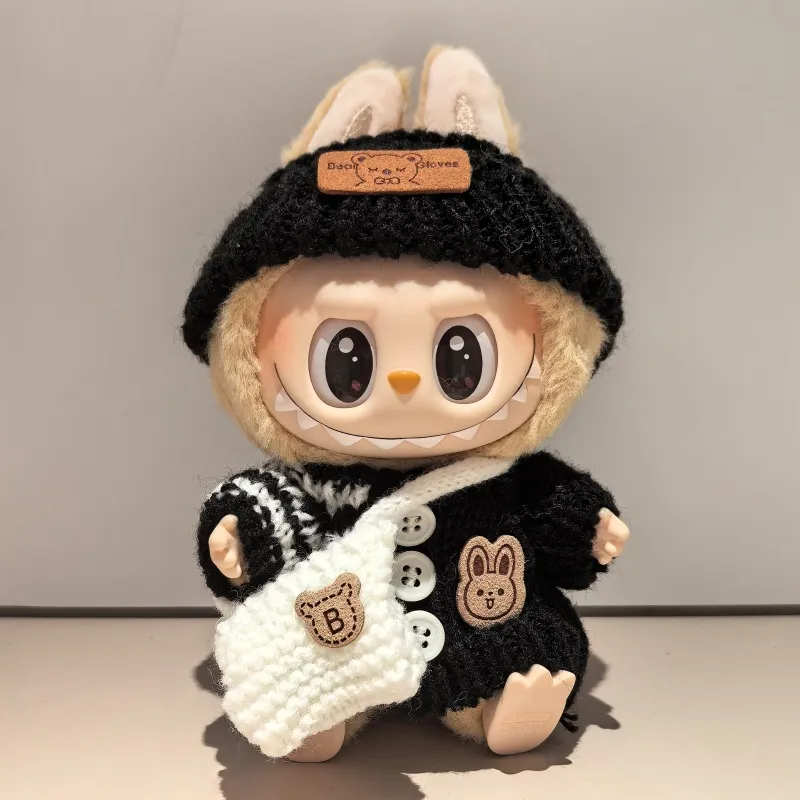 好感度UP 絶対欲しい トレンド ニット labubuぬいぐるみペンダント 服