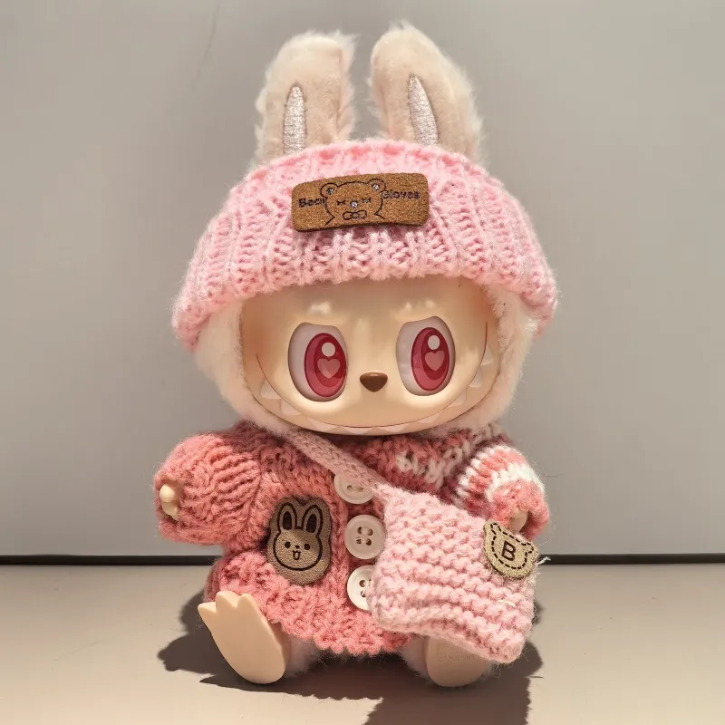 好感度UP 絶対欲しい トレンド ニット labubuぬいぐるみペンダント 服