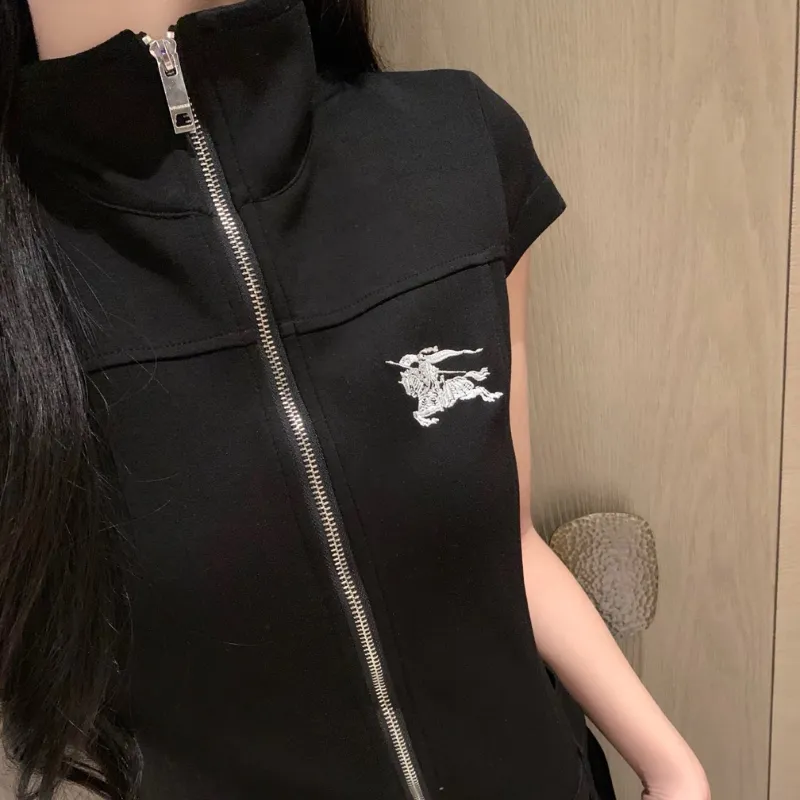 『S-L』大好評 売れ切れ必至 着心地良い スポーツ スタンドネック 刺繍 ワンピース