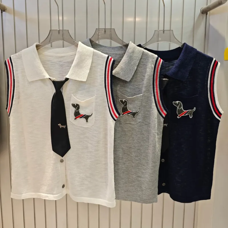 『サイズ別』人気爆発中 着回し最強 単品注文 スウィート 折り襟 ノースリーブ Ｔシャツ/スカート