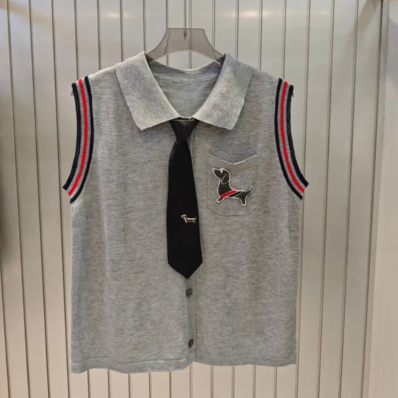 『サイズ別』人気爆発中 着回し最強 単品注文 スウィート 折り襟 ノースリーブ Ｔシャツ/スカート
