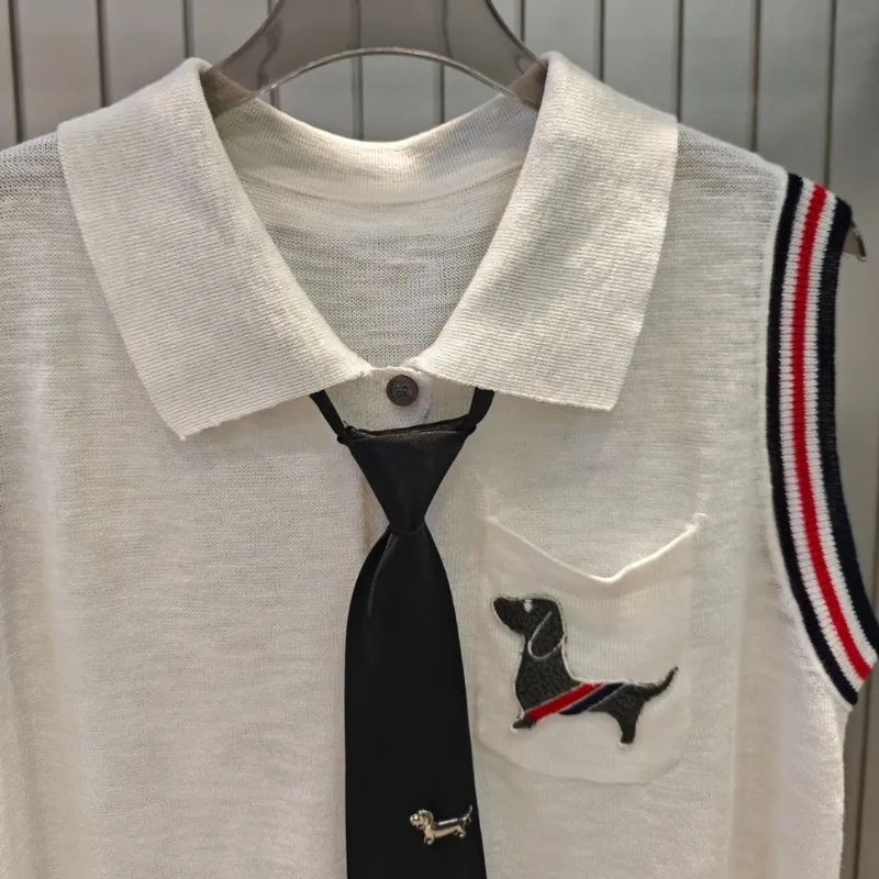 『サイズ別』人気爆発中 着回し最強 単品注文 スウィート 折り襟 ノースリーブ Ｔシャツ/スカート